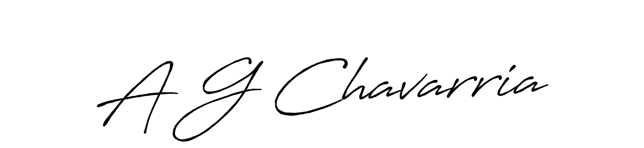 The best way (Antro_Vectra_Bolder) to make a short signature is to pick only two or three words in your name. The name A G Chavarria include a total of six letters. For converting this name. A G Chavarria signature style 7 images and pictures png