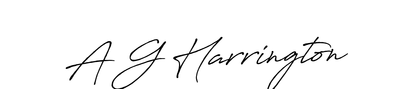 Similarly Antro_Vectra_Bolder is the best handwritten signature design. Signature creator online .You can use it as an online autograph creator for name A G Harrington. A G Harrington signature style 7 images and pictures png