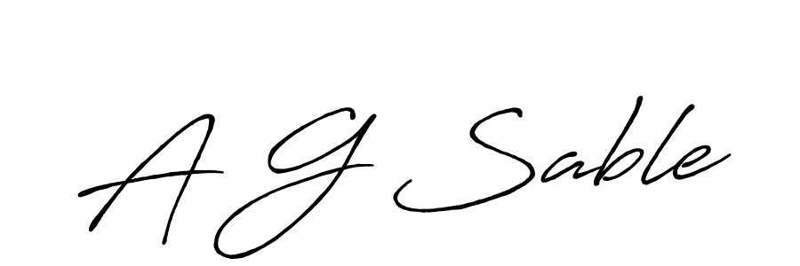 Antro_Vectra_Bolder is a professional signature style that is perfect for those who want to add a touch of class to their signature. It is also a great choice for those who want to make their signature more unique. Get A G Sable name to fancy signature for free. A G Sable signature style 7 images and pictures png