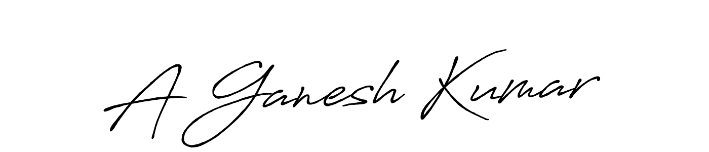 It looks lik you need a new signature style for name A Ganesh Kumar. Design unique handwritten (Antro_Vectra_Bolder) signature with our free signature maker in just a few clicks. A Ganesh Kumar signature style 7 images and pictures png