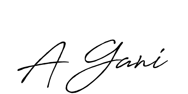 Make a beautiful signature design for name A Gani. With this signature (Antro_Vectra_Bolder) style, you can create a handwritten signature for free. A Gani signature style 7 images and pictures png
