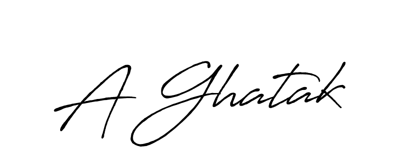 Use a signature maker to create a handwritten signature online. With this signature software, you can design (Antro_Vectra_Bolder) your own signature for name A Ghatak. A Ghatak signature style 7 images and pictures png
