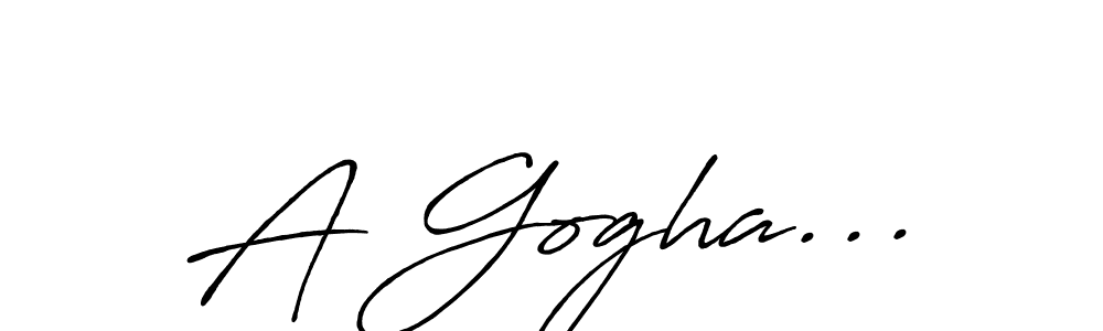 Similarly Antro_Vectra_Bolder is the best handwritten signature design. Signature creator online .You can use it as an online autograph creator for name A Gogha.... A Gogha... signature style 7 images and pictures png