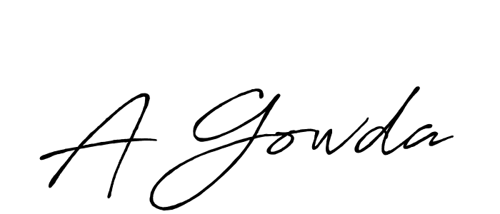 How to Draw A Gowda signature style? Antro_Vectra_Bolder is a latest design signature styles for name A Gowda. A Gowda signature style 7 images and pictures png