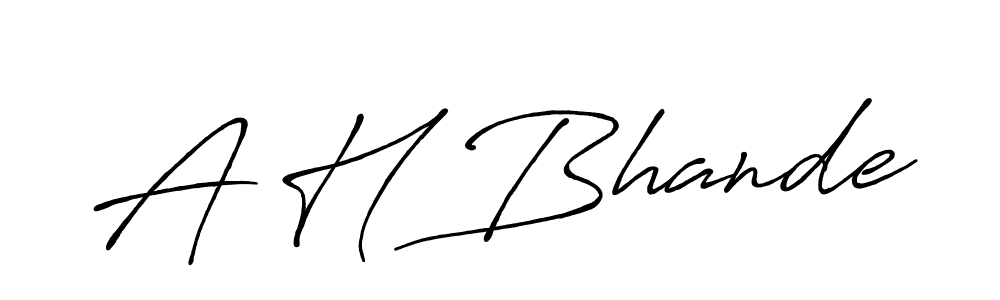 Similarly Antro_Vectra_Bolder is the best handwritten signature design. Signature creator online .You can use it as an online autograph creator for name A H Bhande. A H Bhande signature style 7 images and pictures png