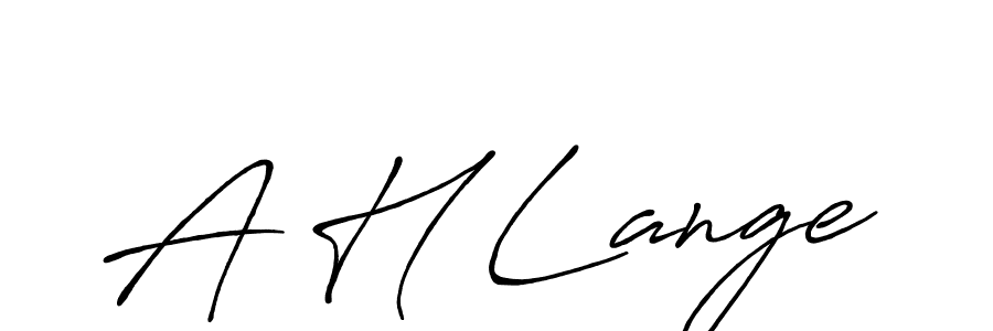 Once you've used our free online signature maker to create your best signature Antro_Vectra_Bolder style, it's time to enjoy all of the benefits that A H Lange name signing documents. A H Lange signature style 7 images and pictures png