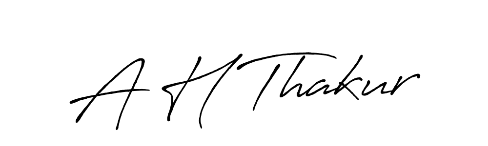 Make a beautiful signature design for name A H Thakur. Use this online signature maker to create a handwritten signature for free. A H Thakur signature style 7 images and pictures png