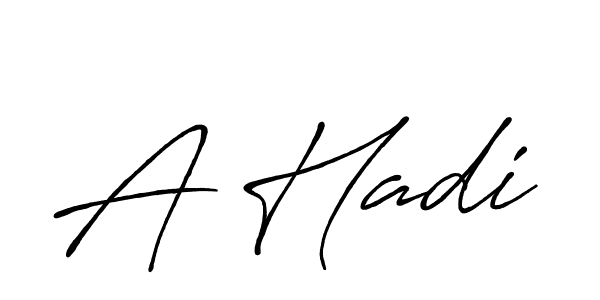 How to make A Hadi name signature. Use Antro_Vectra_Bolder style for creating short signs online. This is the latest handwritten sign. A Hadi signature style 7 images and pictures png