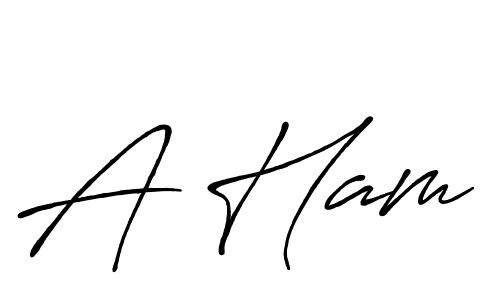 if you are searching for the best signature style for your name A Ham. so please give up your signature search. here we have designed multiple signature styles  using Antro_Vectra_Bolder. A Ham signature style 7 images and pictures png