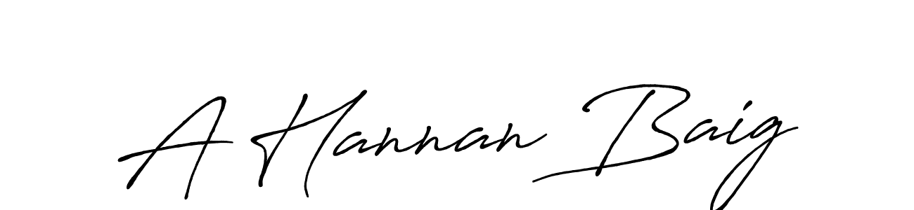 How to Draw A Hannan Baig signature style? Antro_Vectra_Bolder is a latest design signature styles for name A Hannan Baig. A Hannan Baig signature style 7 images and pictures png