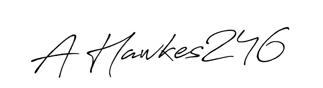 Design your own signature with our free online signature maker. With this signature software, you can create a handwritten (Antro_Vectra_Bolder) signature for name A Hawkes246. A Hawkes246 signature style 7 images and pictures png