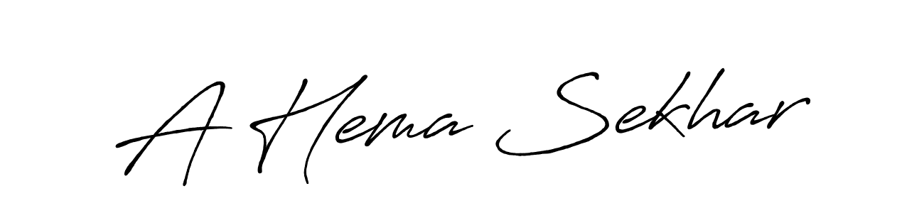 It looks lik you need a new signature style for name A Hema Sekhar. Design unique handwritten (Antro_Vectra_Bolder) signature with our free signature maker in just a few clicks. A Hema Sekhar signature style 7 images and pictures png