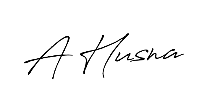Also we have A Husna name is the best signature style. Create professional handwritten signature collection using Antro_Vectra_Bolder autograph style. A Husna signature style 7 images and pictures png