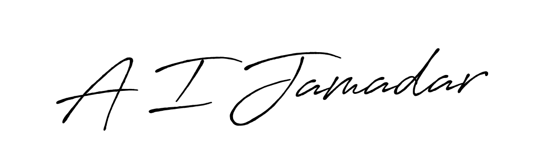 if you are searching for the best signature style for your name A I Jamadar. so please give up your signature search. here we have designed multiple signature styles  using Antro_Vectra_Bolder. A I Jamadar signature style 7 images and pictures png