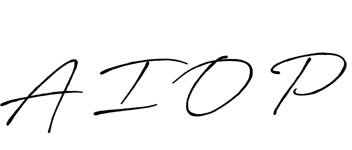 How to Draw A I O P signature style? Antro_Vectra_Bolder is a latest design signature styles for name A I O P. A I O P signature style 7 images and pictures png