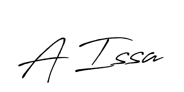 Similarly Antro_Vectra_Bolder is the best handwritten signature design. Signature creator online .You can use it as an online autograph creator for name A Issa. A Issa signature style 7 images and pictures png