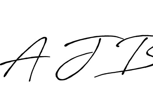 You should practise on your own different ways (Antro_Vectra_Bolder) to write your name (A J B) in signature. don't let someone else do it for you. A J B signature style 7 images and pictures png