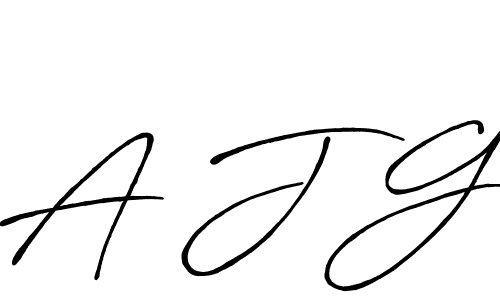 The best way (Antro_Vectra_Bolder) to make a short signature is to pick only two or three words in your name. The name A J G include a total of six letters. For converting this name. A J G signature style 7 images and pictures png