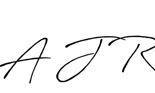 Create a beautiful signature design for name A J R. With this signature (Antro_Vectra_Bolder) fonts, you can make a handwritten signature for free. A J R signature style 7 images and pictures png