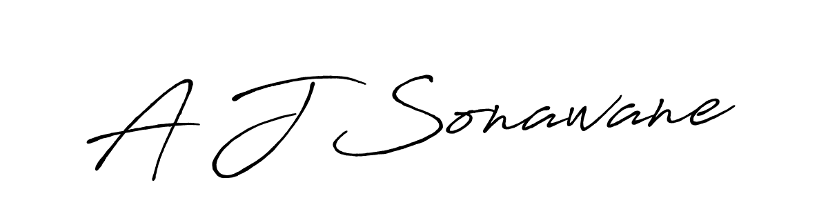 Antro_Vectra_Bolder is a professional signature style that is perfect for those who want to add a touch of class to their signature. It is also a great choice for those who want to make their signature more unique. Get A J Sonawane name to fancy signature for free. A J Sonawane signature style 7 images and pictures png