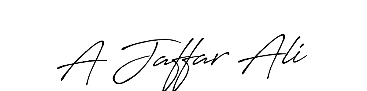 Also You can easily find your signature by using the search form. We will create A Jaffar Ali name handwritten signature images for you free of cost using Antro_Vectra_Bolder sign style. A Jaffar Ali signature style 7 images and pictures png