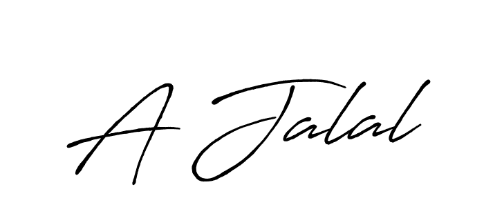 Also You can easily find your signature by using the search form. We will create A Jalal name handwritten signature images for you free of cost using Antro_Vectra_Bolder sign style. A Jalal signature style 7 images and pictures png