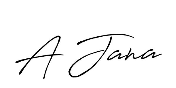 How to make A Jana signature? Antro_Vectra_Bolder is a professional autograph style. Create handwritten signature for A Jana name. A Jana signature style 7 images and pictures png