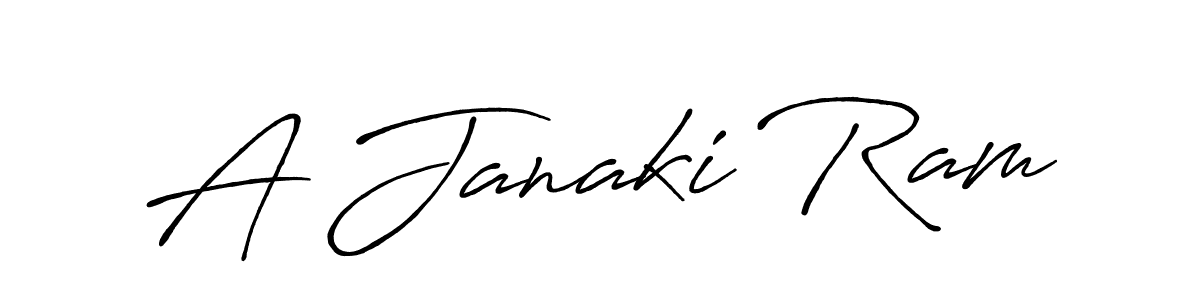 Create a beautiful signature design for name A Janaki Ram. With this signature (Antro_Vectra_Bolder) fonts, you can make a handwritten signature for free. A Janaki Ram signature style 7 images and pictures png