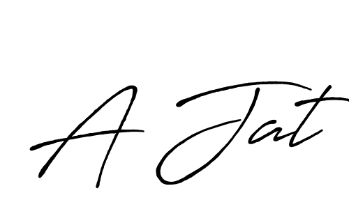 Also You can easily find your signature by using the search form. We will create A Jat name handwritten signature images for you free of cost using Antro_Vectra_Bolder sign style. A Jat signature style 7 images and pictures png