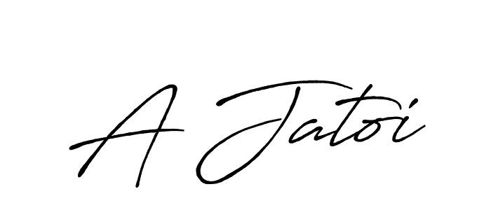 It looks lik you need a new signature style for name A Jatoi. Design unique handwritten (Antro_Vectra_Bolder) signature with our free signature maker in just a few clicks. A Jatoi signature style 7 images and pictures png