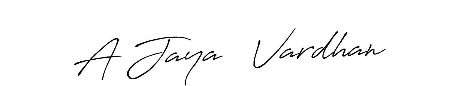 This is the best signature style for the A Jaya   Vardhan name. Also you like these signature font (Antro_Vectra_Bolder). Mix name signature. A Jaya   Vardhan signature style 7 images and pictures png