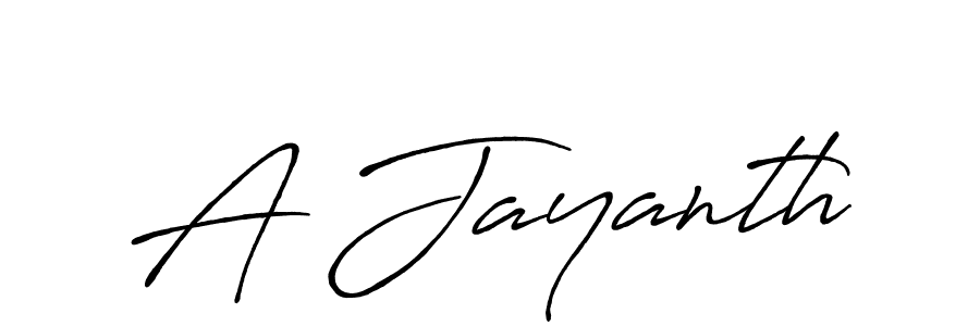 How to make A Jayanth signature? Antro_Vectra_Bolder is a professional autograph style. Create handwritten signature for A Jayanth name. A Jayanth signature style 7 images and pictures png
