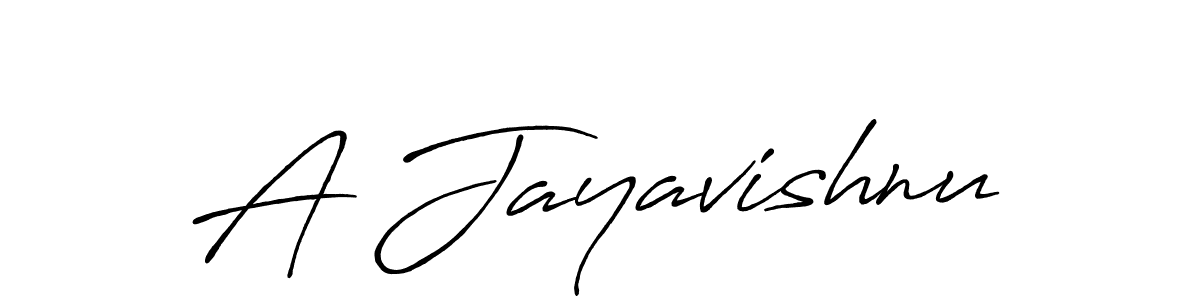 How to make A Jayavishnu name signature. Use Antro_Vectra_Bolder style for creating short signs online. This is the latest handwritten sign. A Jayavishnu signature style 7 images and pictures png