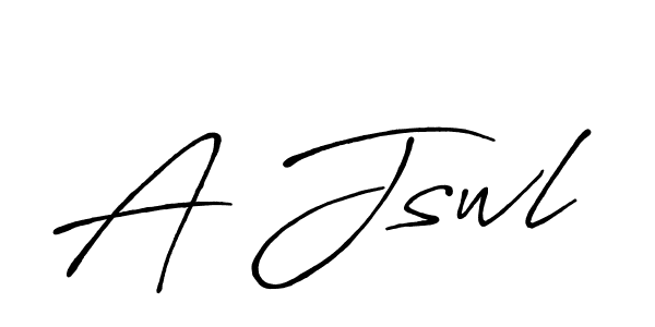 The best way (Antro_Vectra_Bolder) to make a short signature is to pick only two or three words in your name. The name A Jswl include a total of six letters. For converting this name. A Jswl signature style 7 images and pictures png