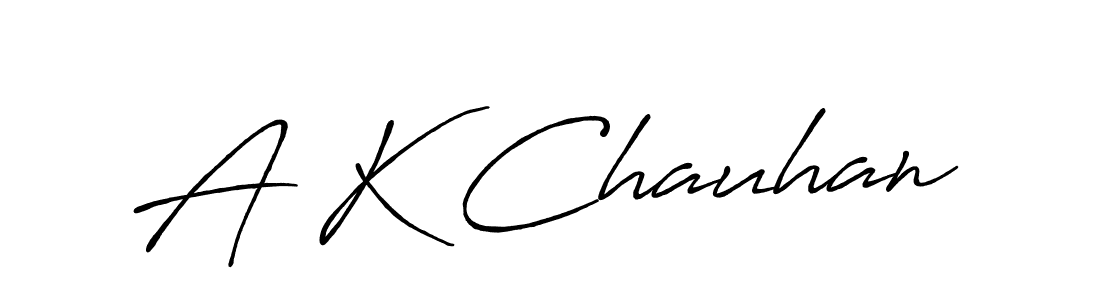 Similarly Antro_Vectra_Bolder is the best handwritten signature design. Signature creator online .You can use it as an online autograph creator for name A K Chauhan. A K Chauhan signature style 7 images and pictures png