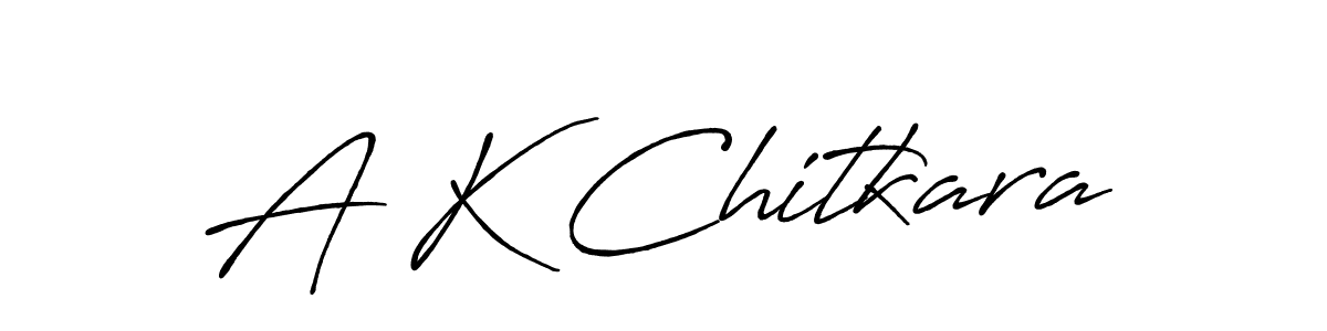 Design your own signature with our free online signature maker. With this signature software, you can create a handwritten (Antro_Vectra_Bolder) signature for name A K Chitkara. A K Chitkara signature style 7 images and pictures png