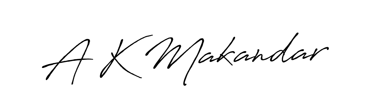 Also we have A K Makandar name is the best signature style. Create professional handwritten signature collection using Antro_Vectra_Bolder autograph style. A K Makandar signature style 7 images and pictures png