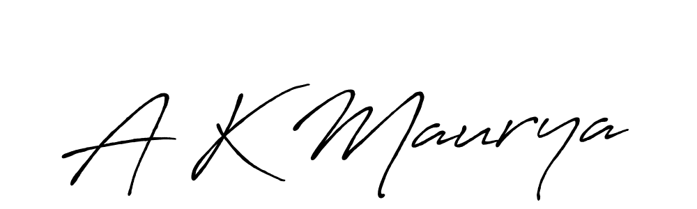 Use a signature maker to create a handwritten signature online. With this signature software, you can design (Antro_Vectra_Bolder) your own signature for name A K Maurya. A K Maurya signature style 7 images and pictures png