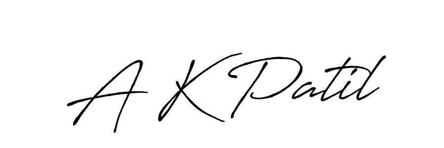 Once you've used our free online signature maker to create your best signature Antro_Vectra_Bolder style, it's time to enjoy all of the benefits that A K Patil name signing documents. A K Patil signature style 7 images and pictures png