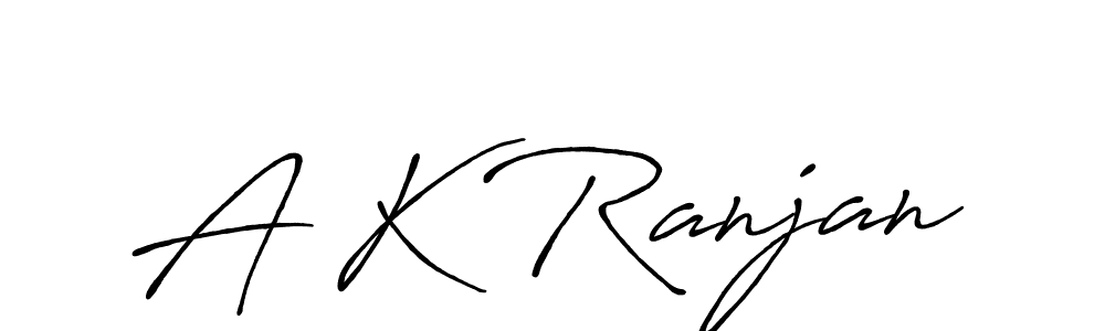 Design your own signature with our free online signature maker. With this signature software, you can create a handwritten (Antro_Vectra_Bolder) signature for name A K Ranjan. A K Ranjan signature style 7 images and pictures png