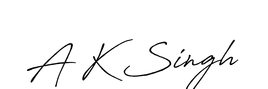 It looks lik you need a new signature style for name A K Singh. Design unique handwritten (Antro_Vectra_Bolder) signature with our free signature maker in just a few clicks. A K Singh signature style 7 images and pictures png