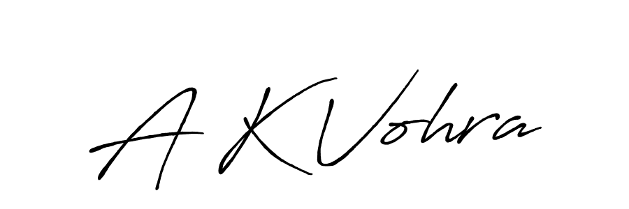Similarly Antro_Vectra_Bolder is the best handwritten signature design. Signature creator online .You can use it as an online autograph creator for name A K Vohra. A K Vohra signature style 7 images and pictures png