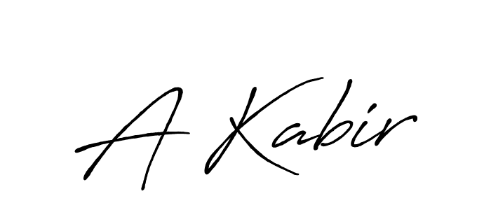 A Kabir stylish signature style. Best Handwritten Sign (Antro_Vectra_Bolder) for my name. Handwritten Signature Collection Ideas for my name A Kabir. A Kabir signature style 7 images and pictures png