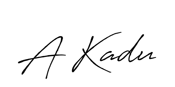 Use a signature maker to create a handwritten signature online. With this signature software, you can design (Antro_Vectra_Bolder) your own signature for name A Kadu. A Kadu signature style 7 images and pictures png