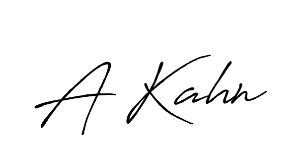 You should practise on your own different ways (Antro_Vectra_Bolder) to write your name (A Kahn) in signature. don't let someone else do it for you. A Kahn signature style 7 images and pictures png
