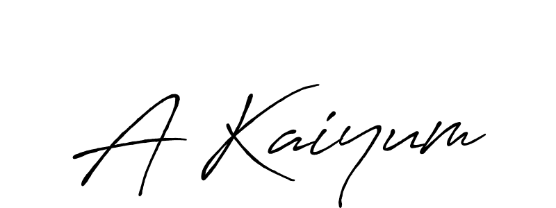 You should practise on your own different ways (Antro_Vectra_Bolder) to write your name (A Kaiyum) in signature. don't let someone else do it for you. A Kaiyum signature style 7 images and pictures png