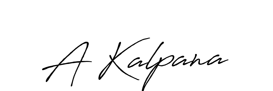 How to make A Kalpana signature? Antro_Vectra_Bolder is a professional autograph style. Create handwritten signature for A Kalpana name. A Kalpana signature style 7 images and pictures png