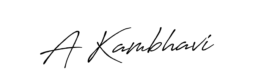 Antro_Vectra_Bolder is a professional signature style that is perfect for those who want to add a touch of class to their signature. It is also a great choice for those who want to make their signature more unique. Get A Kambhavi name to fancy signature for free. A Kambhavi signature style 7 images and pictures png