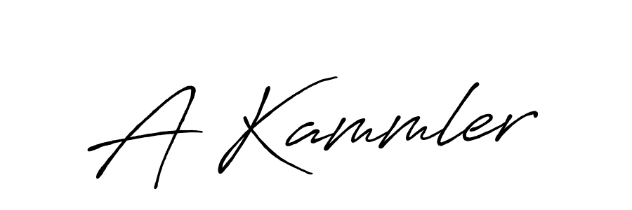 Make a beautiful signature design for name A Kammler. With this signature (Antro_Vectra_Bolder) style, you can create a handwritten signature for free. A Kammler signature style 7 images and pictures png