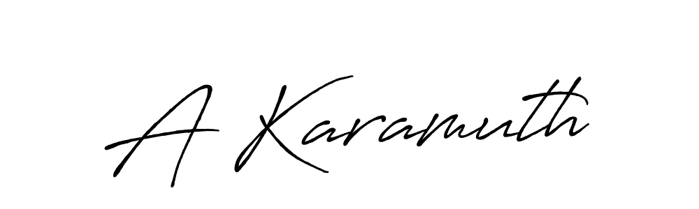 Similarly Antro_Vectra_Bolder is the best handwritten signature design. Signature creator online .You can use it as an online autograph creator for name A Karamuth. A Karamuth signature style 7 images and pictures png